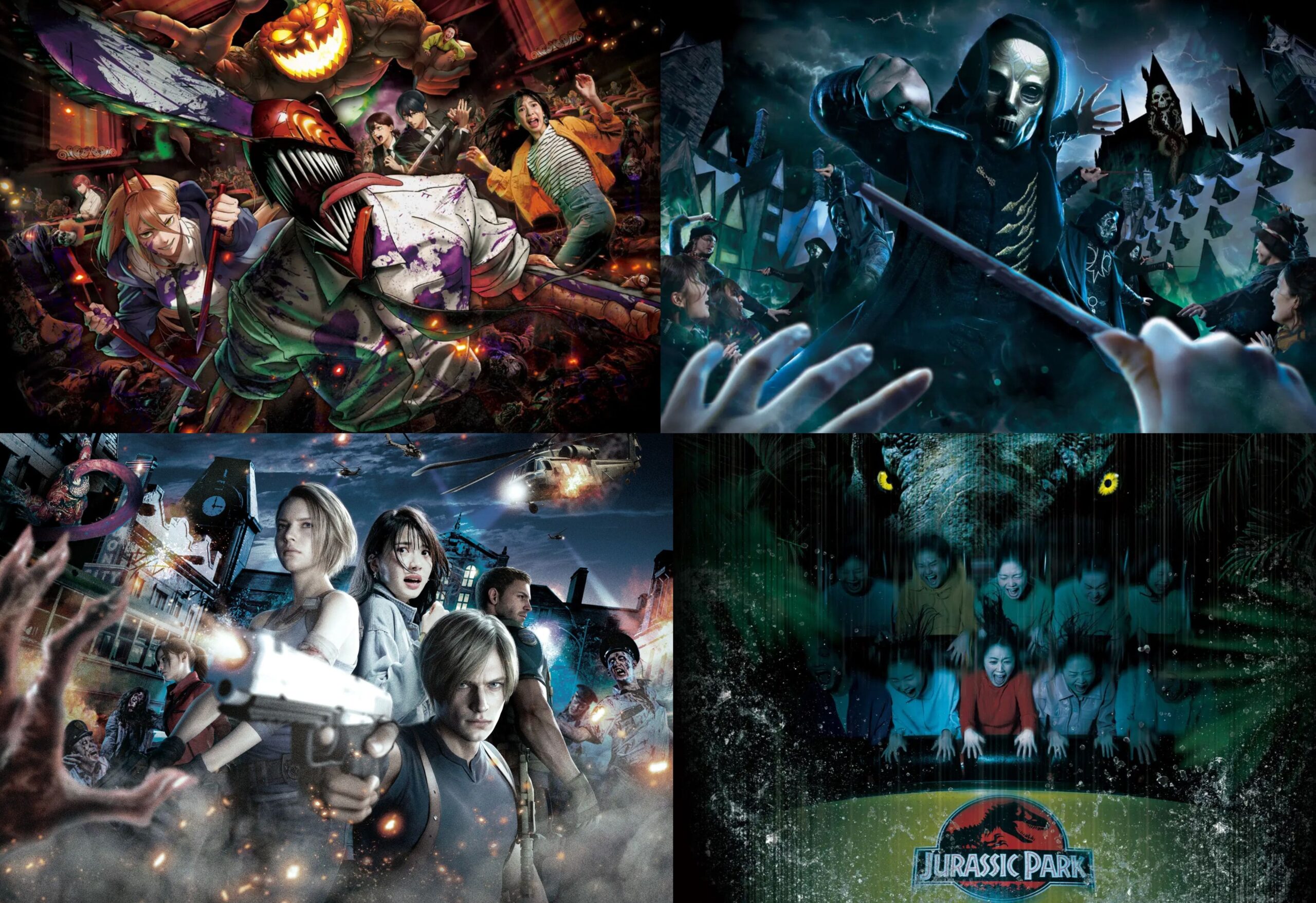 ユニバ 2025年ハロウィンホラーナイト最新情報 チェンソーマン、バイオハザード、ジュラシックなど大人気IPとコラボが実現