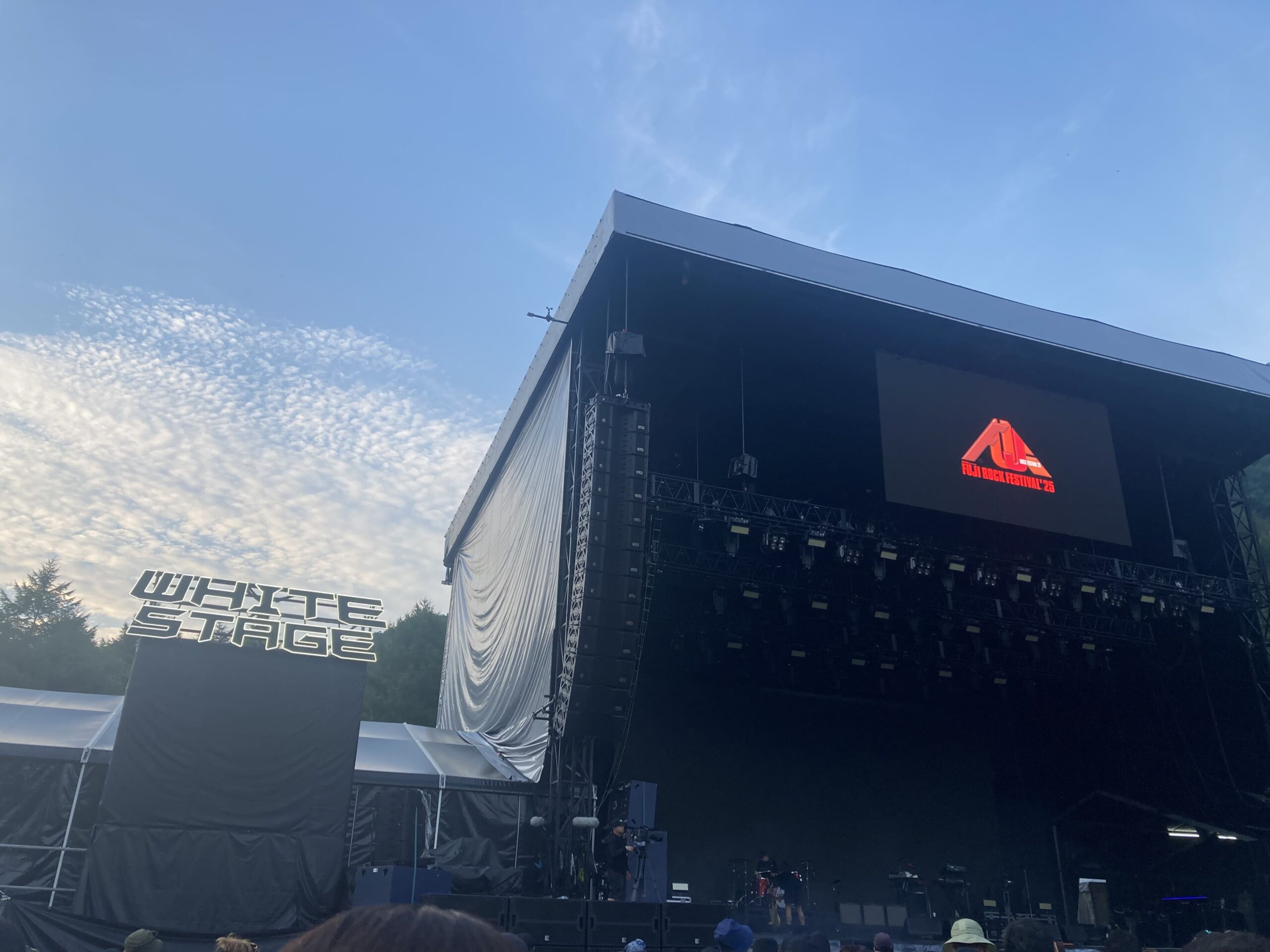 フジロック2025 White Stage 会場の様子