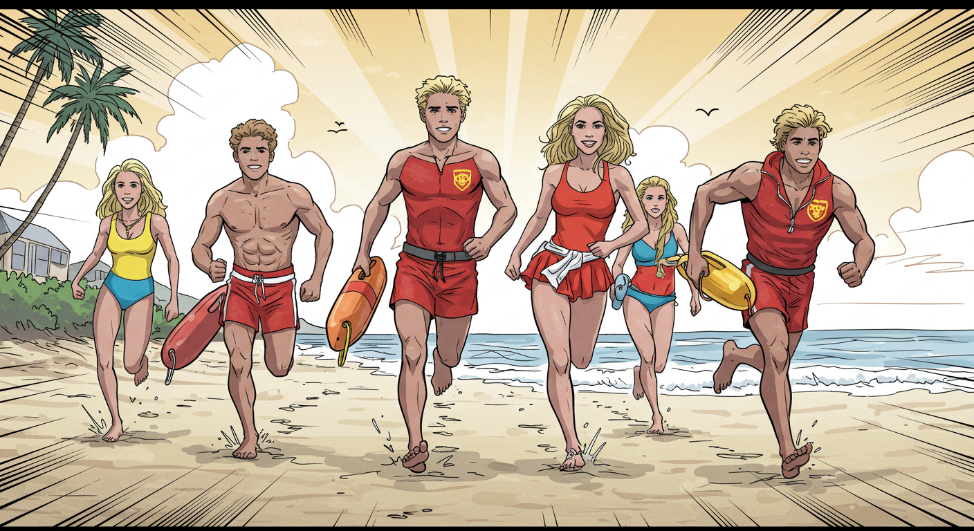 リブート版ベイウォッチの放送開始日　DJPLUM ADVENTURETIMES