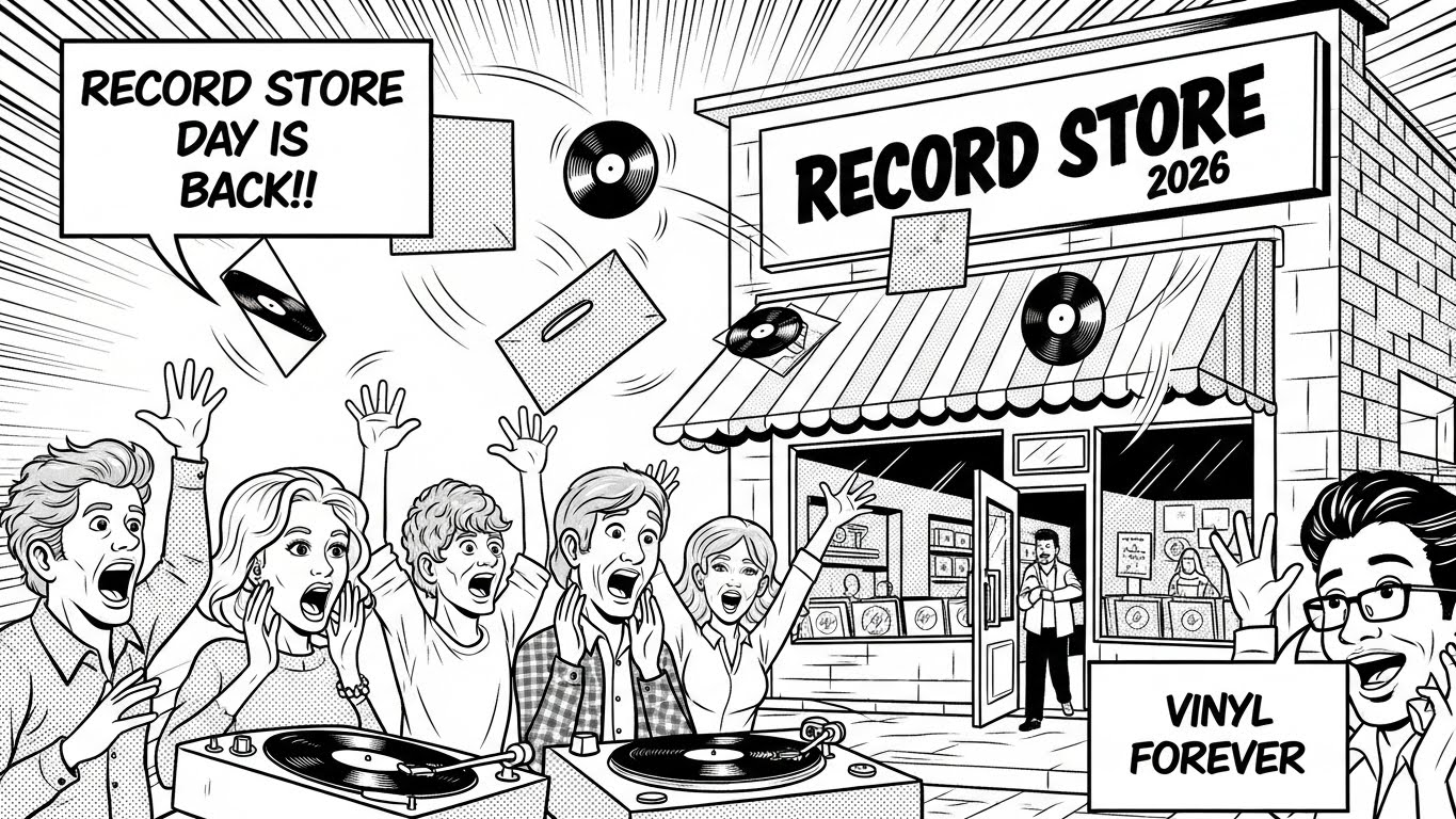 レコード・ストア・デイ2026の開催日が決定｜4月18日に世界同時開催｜DJPLUMADVENTURETIMES
