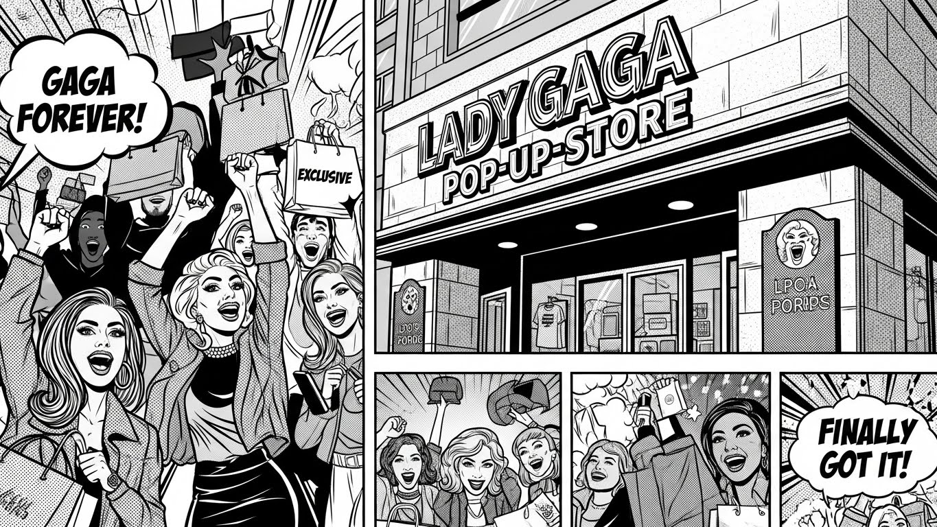 Lady GaGa POPUP-STORE｜DJPLUM ADVENTURETIMES