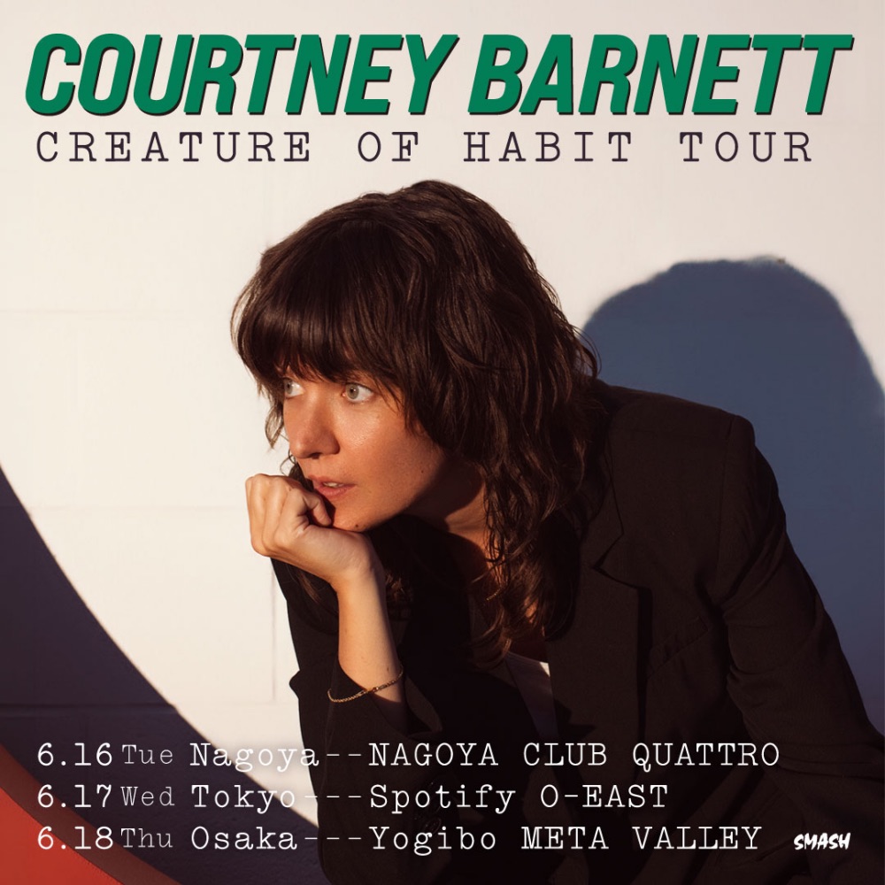 COURTNEY BARNETT CREATURE OF HABIT JAPAN TOUR 2026